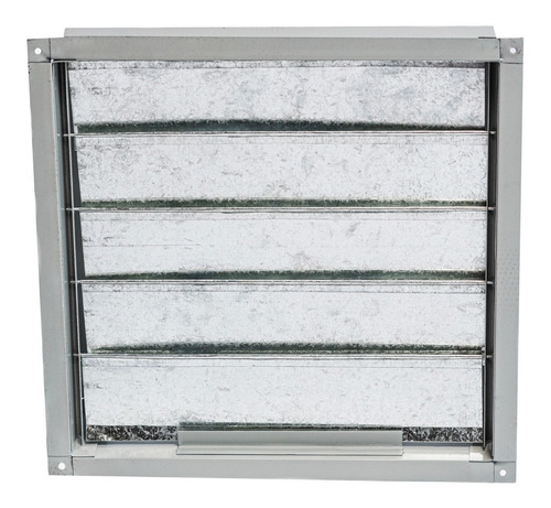 Persiana Metálica Móvil Extractor De Aire 55 Cm Baño/cocina Gatti Ventilación