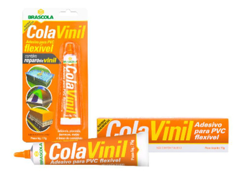 Cola Vinil Extra Para Pvc Flexível Sem Tolueno 75g