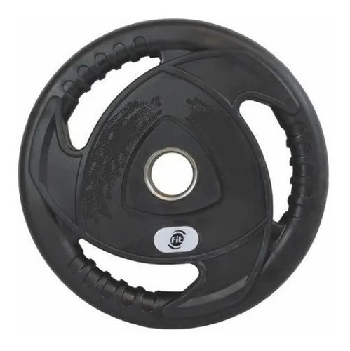 Disco Olímpico 10kg Forrado Caucho Barras Pesas Gym Sport