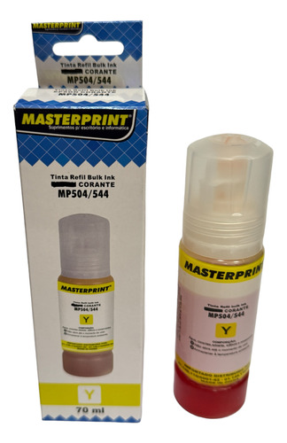 Refil De Tinta Para Epson 504/544 Corante Masterprint Yellow