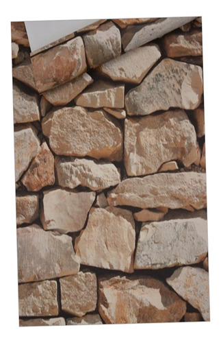 Imagen 1 de 8 de Etiquetas Engomadas Retras De La Piedra Del Ladrillo Si