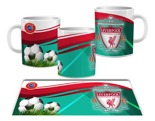 Tazon Equipos Futbol Europeo Liverpool -  Printek