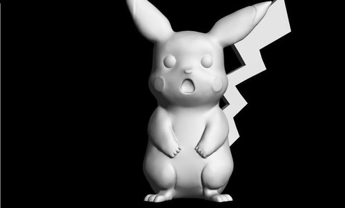 Pokemon Pikachu Figura Archivo Stl Para Impresion 3d 