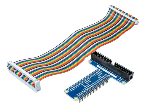 Tarjeta Gpio Para Raspberry Pi 4 T Cable 20cm Pi3