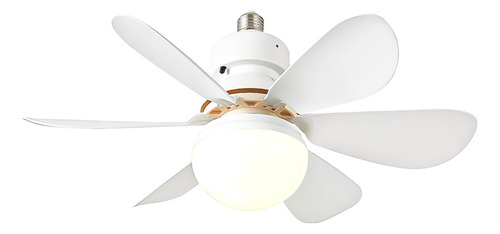Cityluz Ventilador Con Control Remoto 5 Aspas 52 Cm Blanco 52 Cm Blanco Blanco Plástico 5