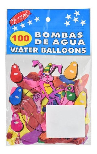 Bombitas De Agua X 100 - Regalo Regalado