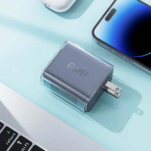 Cargador De Pared Acefast A47 Pd65w Gan (2xusb-c + Usb-a) Color Negro