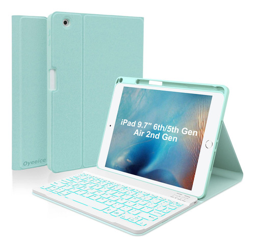 Oyeeice Funda De Teclado Para iPad Air De 2ª Generacion De 9