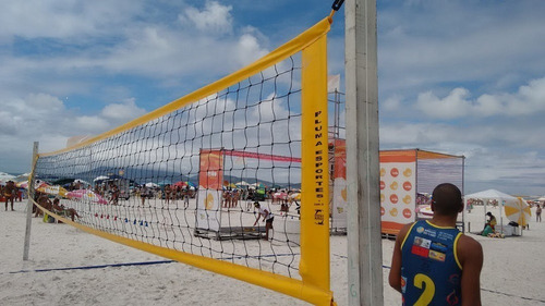 Rede Praia/futevôlei 6,50 Mts +marcação 6,50 X 13mt Mod.ofic