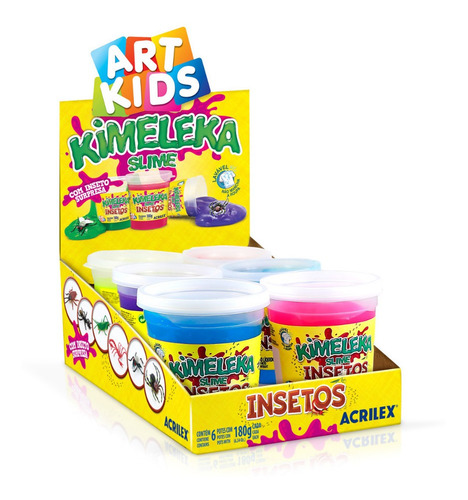 Kimeleka Slime Insectos Acrilex 180g