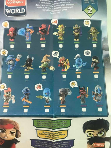 Mega Construx World Serie 2 Par #4 8 (Usado)