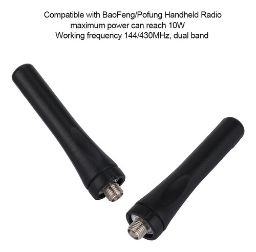 0 10x Sma Vhf Uhf Walkie Talkie Antena Para Baofeng Kenwood