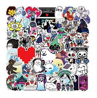 Paquete De Pegatinas Undertale | 50pcs Undertale Frisk Sans