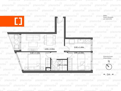 Venta De Apartamento Obra Construcción 2 Dormitorios En Tres Cruces, Met Tres Cruces Unidad 1108