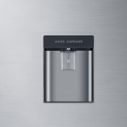 Refrigerador Bottom Freezer 423.5l Inox Haier Hbm425em Color Plateado
