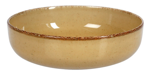 Imagen 1 de 3 de Bowl Compotera Porcelana Artesanal Filo Envejecido Rustic 15