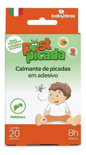 Post Picada Calmante De Picada Em Adesivo Com 20 Unidades