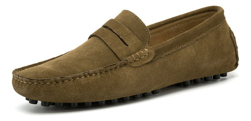 Mocasines Go Tour De Hombre Color Khaki. Envío Gratis.