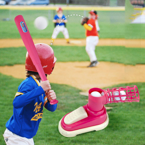 Máquina De Lanzamiento De Béisbol Para Niños, Con 3 Bolas