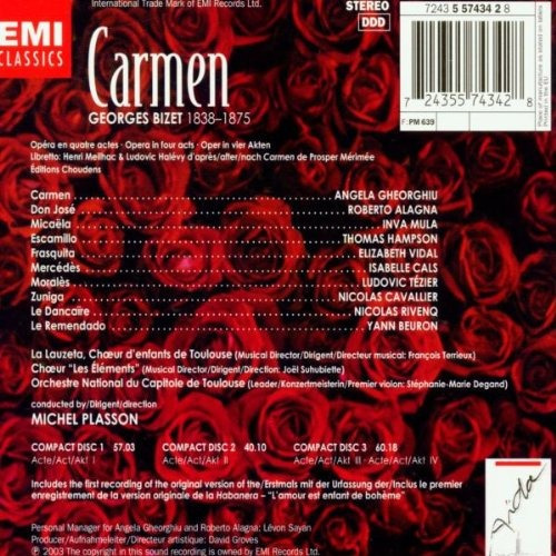 Bizet - Carmen - Gheorghiu Alagna Plasson - 3 Cds.