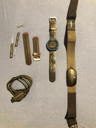Relógio Garmin 620 Completo Com Uma Pulseira Adicional
