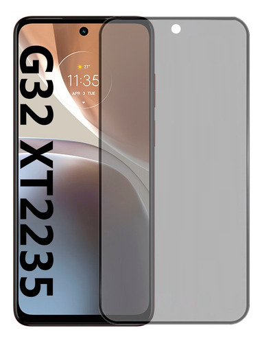 Película Vidro Privacidade 3d Spy Para Moto G32 Xt2235