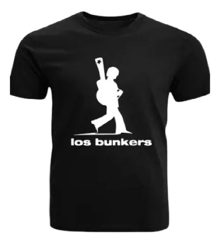 Polera  Los Bunker / Rock Musica Chilena / Banda 