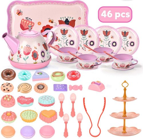 Mz Set De Postres De Cocina Interior For Niños, Juego De