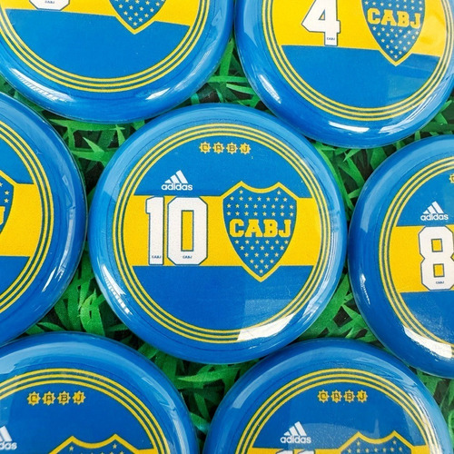 Time De Futebol De Botão Boca Juniors Uniforme 1