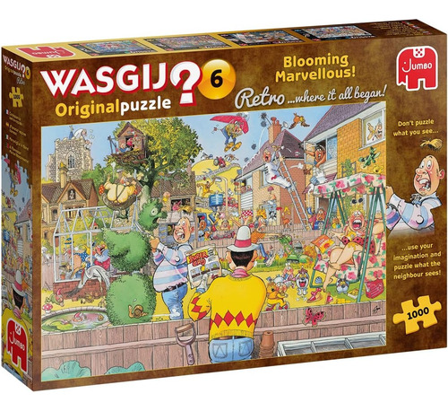 Rompecabezas Jardin Vecino 1000 Pz Wasgij 6 Imagina Enigma