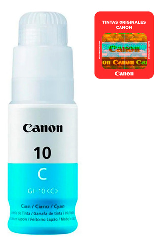 Botella De Tinta Canon Cian Gi-10 C 70ml - Sportpolis