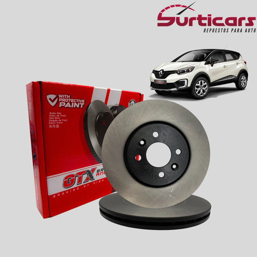Discos De Freno Delantero Gtx ( Par) Renault Captur 1.5 2015