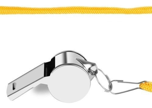 Apito Profissional De Metal Com Cordão Art Sport 2u
