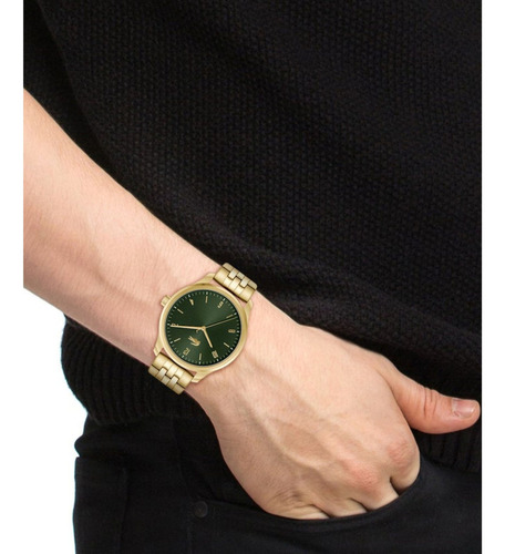 Reloj Lacoste Hombre 2011326 Lisbon Azul Cuero Clásico