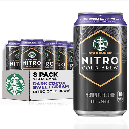 Starbucks Rtd Coffee, Nitro Cold Brew, Crema Dulce De Cacao