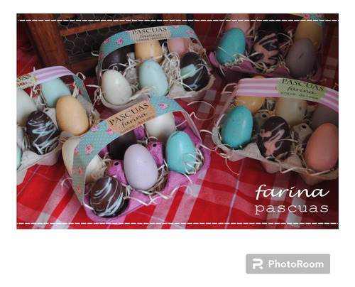 Huevos De Pascua Rellenos En Huevera Regalo