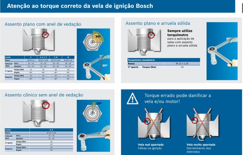 Jogo Velas Ignição Bosch Br8es-d Br9es Gv8r01 93363296
