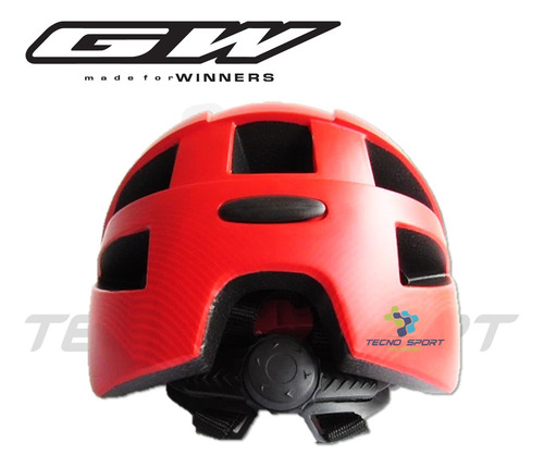 Casco Gw Dragonfly Ajustable + Guante Niño Niña Bicicleta