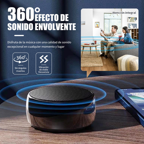 Mini Altavoz Portátil Inalámbrico Bajo Tws Bluetooth Altavoz