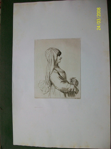 Grabado De Gius. Zocchi, Retrato, Publicado En Londres 1765