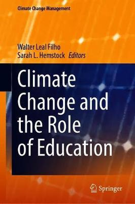 Libro Climate Change And The Role Of Education - Walter L...