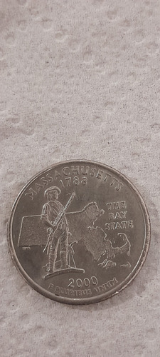 Moneda De 1 Cuarto De Dolar Año 2000 (usado) (Usado)