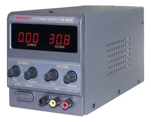 Fonte De Alimentação Digital Yaxun Yx-305d 30v 5a Bivolt