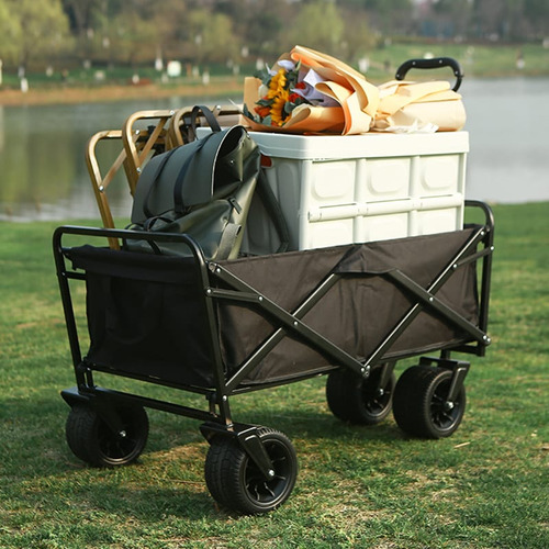 Carrito Lleva Cosas De Compras Llantas Todo Terreno Playero