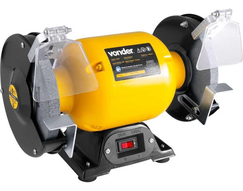 Moto Esmeril De Bancada 6 Pol 360w Com 2 Rebolos Vonder 220v