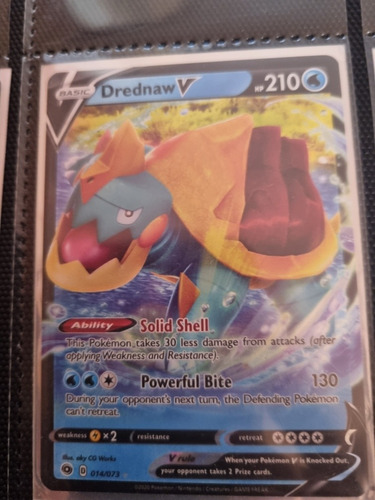 Drednaw V Carta Pokémon Original+10 Cartas+regalos