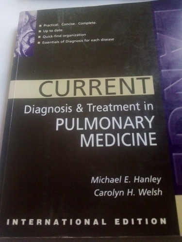 Libro En Inglés Medicina Pulmonar Diagnosis & Treatment