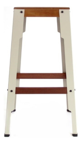 Taburete cuadrado alto, barra de bar industrial, cocina gourmet