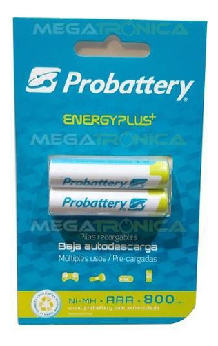 Pila recargable Probattery EnergyPlus PRNB-AAA800 Cilíndrica - 1 unidad