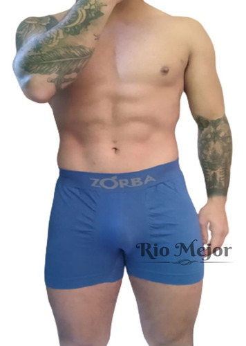 Imagen 4 de 10 de Promo Pack X 6 Boxers Zorba Lisos Sin Costura Algodón
